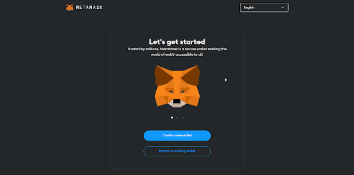 If you have created a wallet in the browser and later want to activate it on a mobile device, you can import it